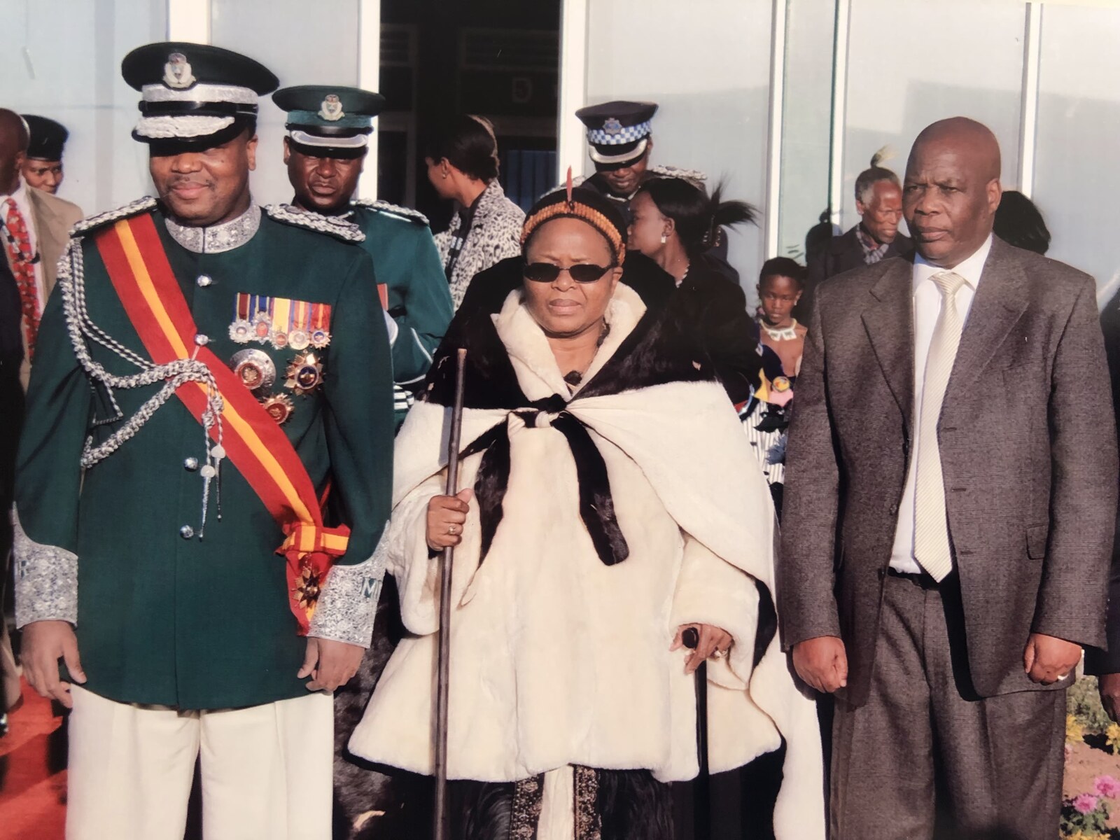 In attendance at a state occasion alongside Their Majesties